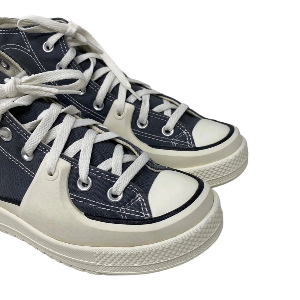 Converse Chuck Taylor Hi Construct Shoes Canvas Gray Women's Size Skate A05116C - Picture 3 of 9